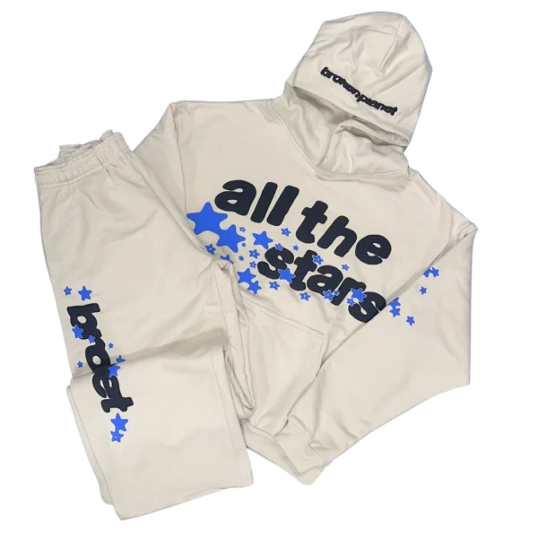 BROKEN PLANET ALL THE STARS IVORY WHITE TRACKSUIT