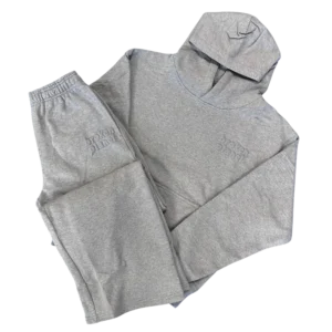 BROKEN PLANET BASICS HEATHER GREY TRACKSUIT