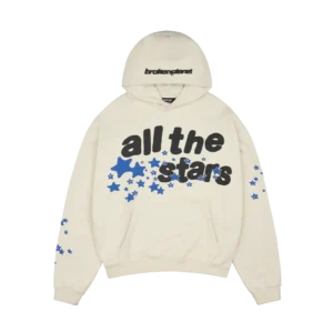 Broken Planet Hoodie All The Stars – Ivory White
