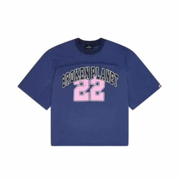 Broken Planet Mesh Jersey Outerspace Blue
